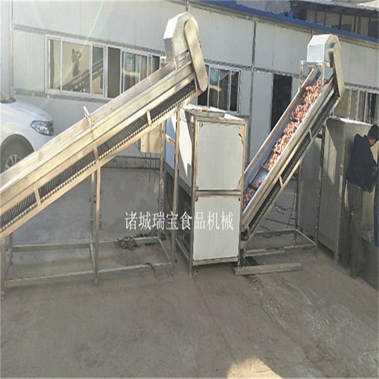 链板式物料提升机  连续式物料输送机  输送大姜设备  提升输送带