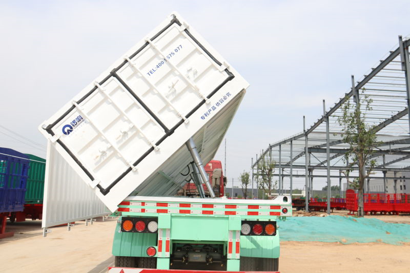 锣响120-5TG-1000 集装箱 半挂车厂家新国标仓栅式  厢式车
