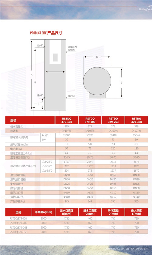 烟台73KW冷凝燃气热水器售后