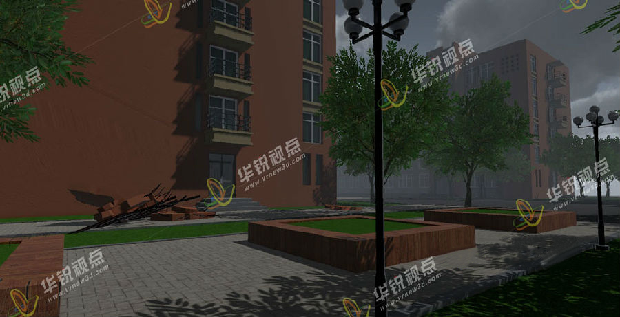 广州华锐互动：自然灾害vr体验软件  vr火灾逃生演练系统  vr地震逃生演练系统