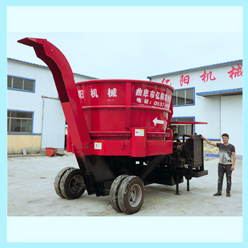 大型可移动式秸秆粉碎机 草捆粉碎机 旋转式粉碎机