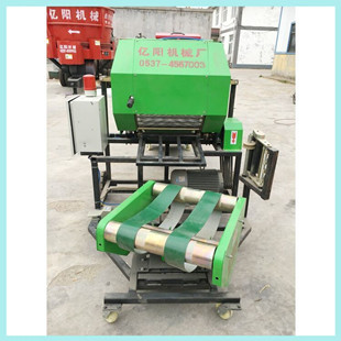 柴油机带的青储打捆包膜机  新型打捆包膜机  全自动打捆包膜机  包膜机价格