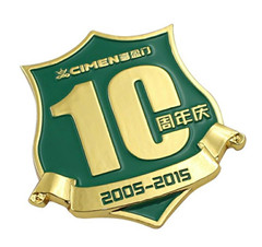 俱乐部车标，古铜色标牌，深圳车标厂