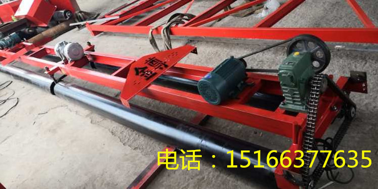 滚筒混凝土摊铺机水泥路面振动梁水泥整平机施工图片  三辊轴混凝土摊铺机  滚轴式路面整平机  桥面振动梁