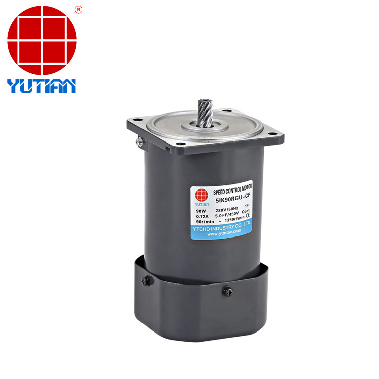 塑料机械电机，90W交流电机5IK90RGN-CF+5GN6  木工机械电机  玻璃设备电机