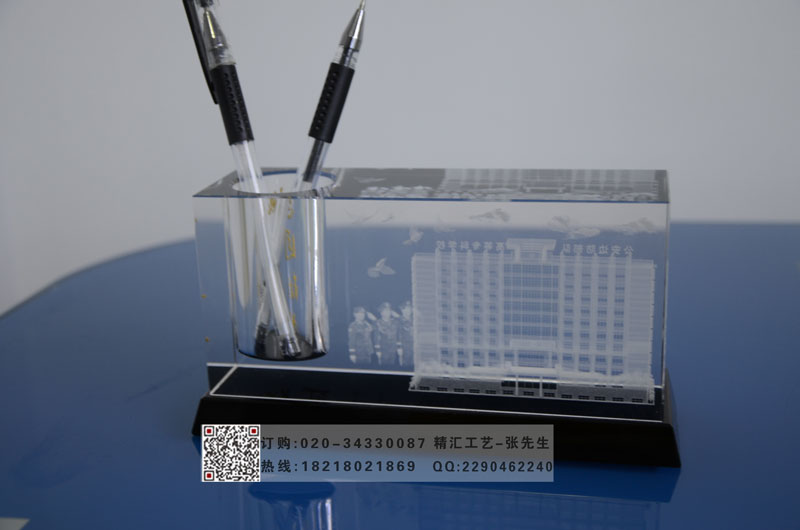 大楼教学楼竣工庆典纪念礼品 模型3D水晶内雕制作  大楼竣工庆典礼品  大楼模型内雕制作  广州深圳纪念品厂家