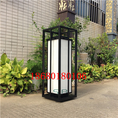 电镀黑色草坪灯仿云石立地灯示范区庭院景观灯欧式