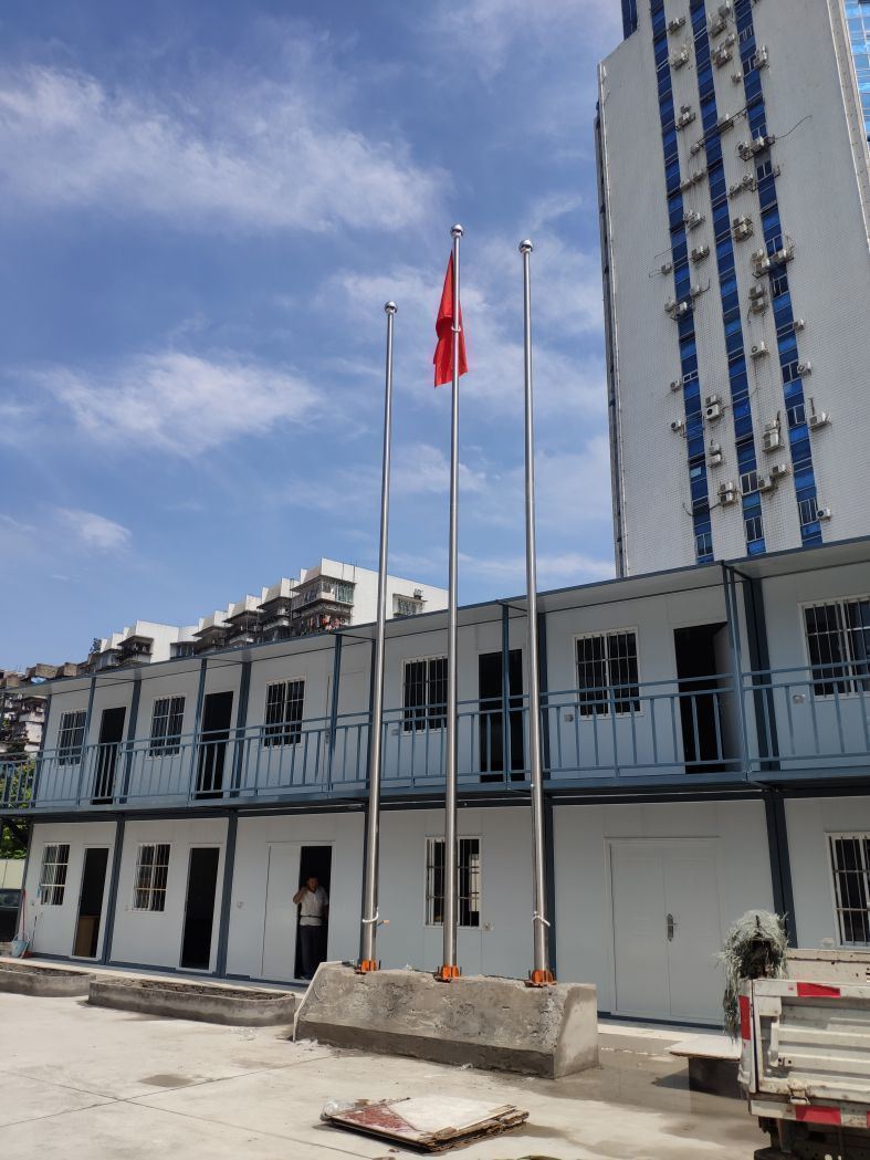 赣州南康旗杆厂落地升旗旗杆 不锈钢旗杆定制