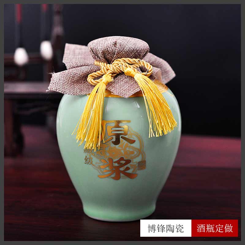 景德镇复古绿色陶瓷原浆白酒瓶1斤2斤3斤5斤10斤装&nbsp;&nbsp;陶瓷酒瓶&nbsp;&nbsp;复古酒坛&nbsp;&nbsp;酒壶酒具