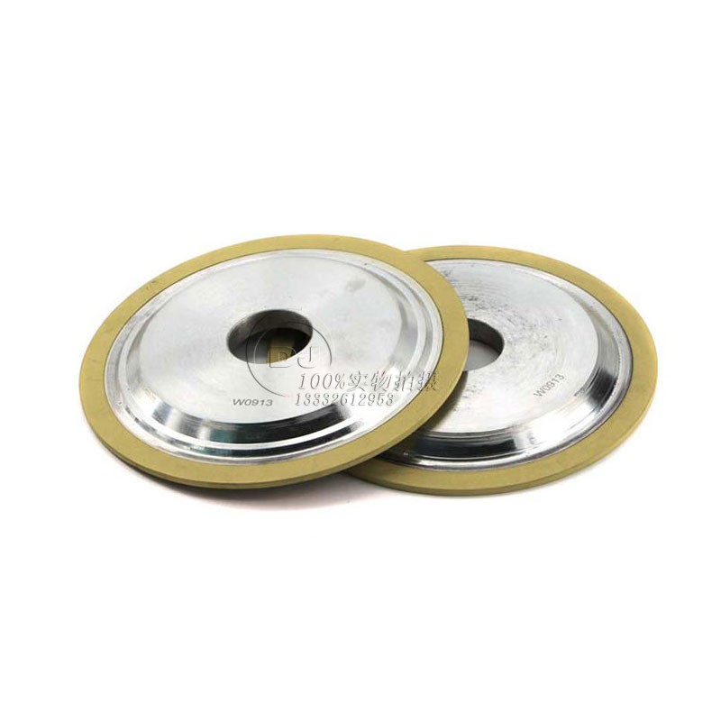 3A1单边加强陶瓷结合剂金刚石砂轮合金铣刀钻头用  3A1金刚石砂轮  陶瓷金刚石砂轮  钻石打边轮