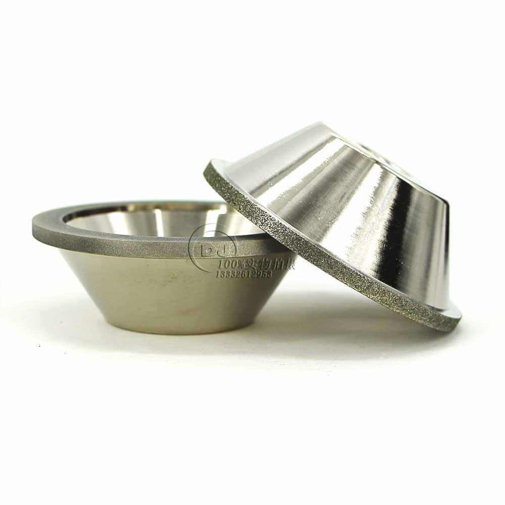 定做11C9合金碗型砂轮 钻石磨刀砂轮32孔 氮化硼砂轮  钻石碗型砂轮