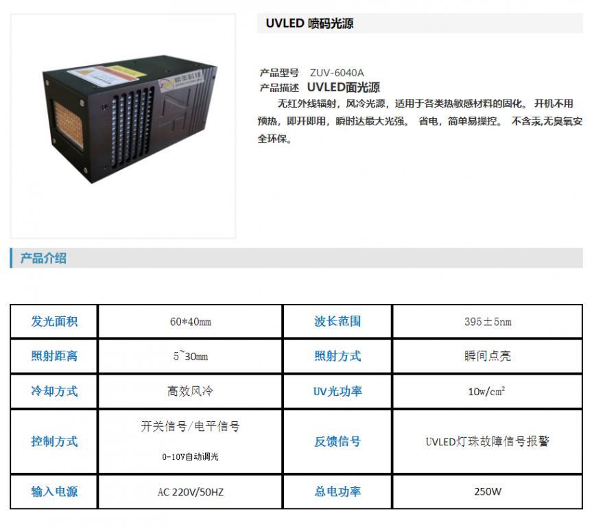 UVLED 喷码光源 UVLED面光源  uvled喷码  uvled面光源  uvled生产商