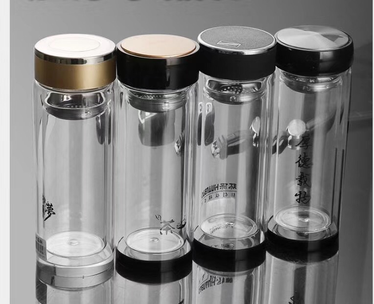 广告杯双层玻璃杯水晶杯