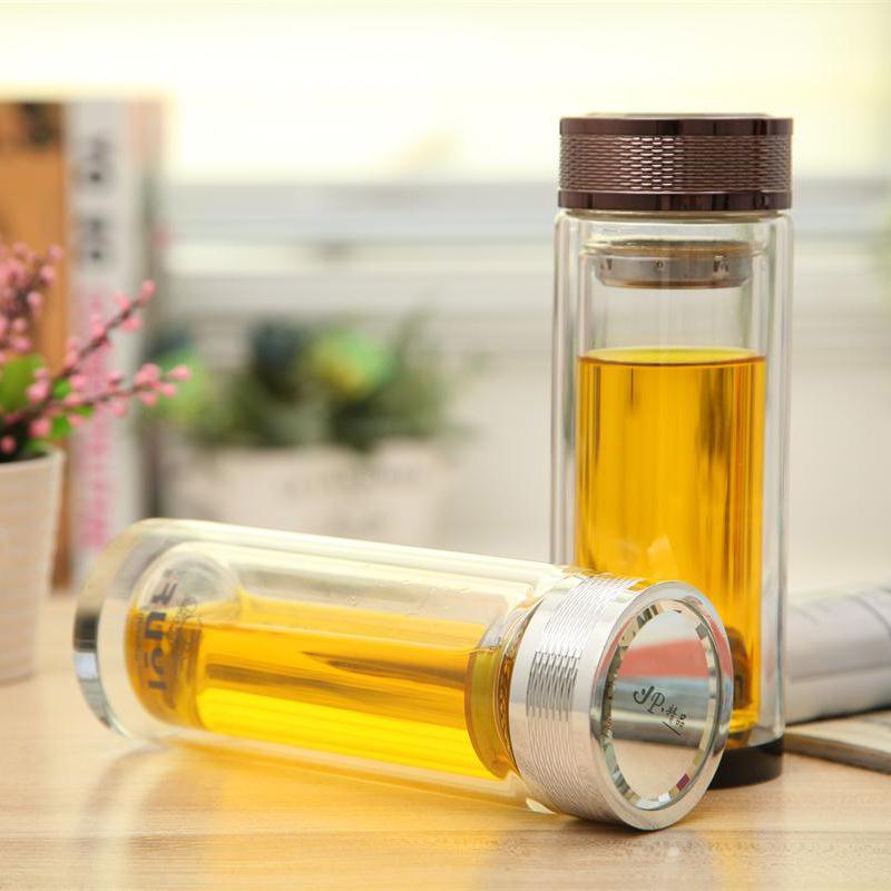 广告杯双层玻璃杯水晶杯