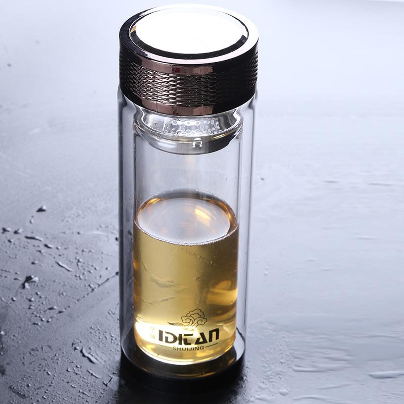 广告杯双层玻璃杯水晶杯