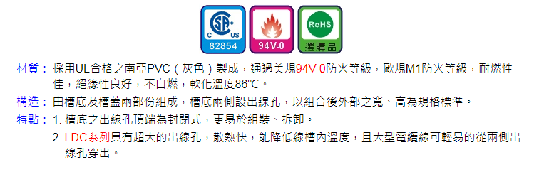 凯士士KSS绝缘线槽 PVC线槽 电气辅材 VDC-4040  防火线槽  走线槽,配线槽  布线槽