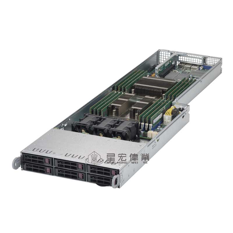4U超微服务器SYS-F618R2-RT+ 8节点系统