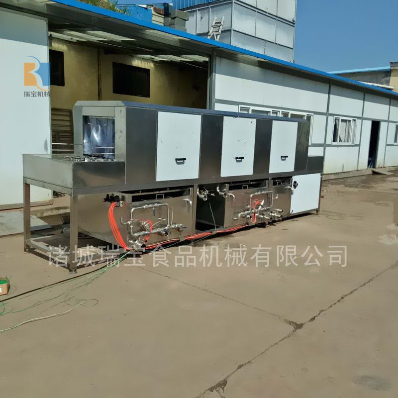 全自动塑料筐子清洗设备  大型去污洗筐机  餐具筐子清洗机  餐厨盘子清洗机