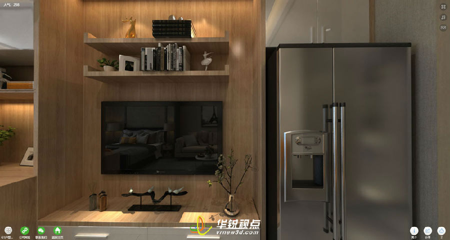 广州华锐互动：Web3D全景看房系统制作  全景看房云平台  vr虚拟现实技术
