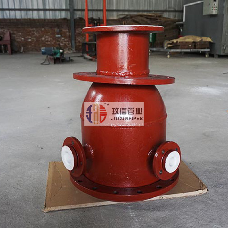 耐高温强酸强碱衬四氟钢管  衬四氟管道  衬四佛钢管  衬四佛复合管道