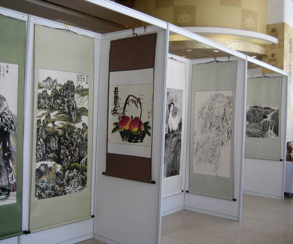 广州书画作品展示展板出租