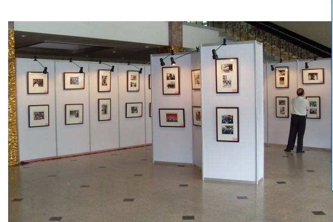 广州八棱柱展画标准展板，挂画展板出租  八棱柱展画展板