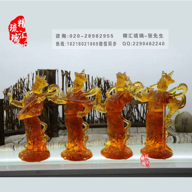 四大天王古法琉璃佛像 护法金刚佛像 广州琉璃厂家&nbsp;&nbsp;四大护法金刚佛像&nbsp;&nbsp;四大天王琉璃佛像&nbsp;&nbsp;广州琉璃佛像生产厂家