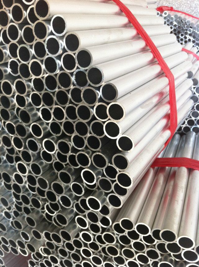 6063t5氧化本色铝管 厚壁银白色铝管定做  6063t5本色铝管