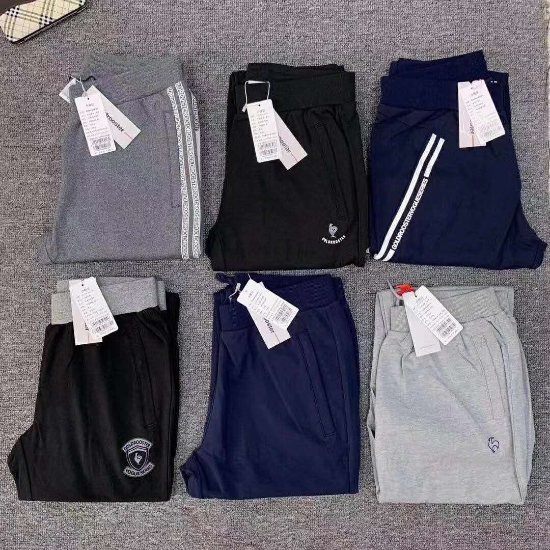 江枫品牌尾货批发金鸡针织长裤