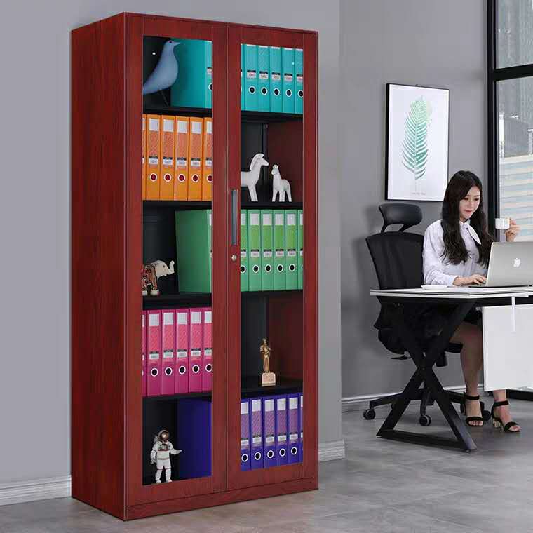 钢制转印文件柜木纹转印钢制多门档案柜厂家