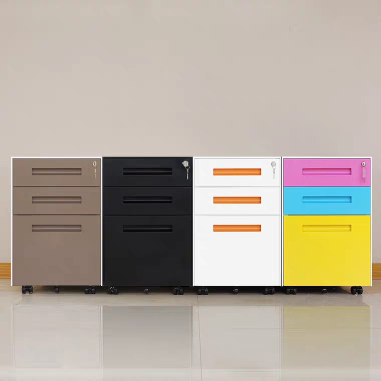 钢制活动柜桌边矮柜厂家供应