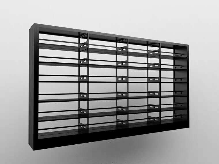 重庆阅览室单双面书架定制书架厂家供应