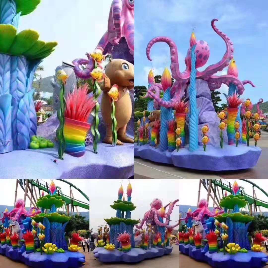 主题巡游花车出租大型巡游花车租赁花车租赁价格