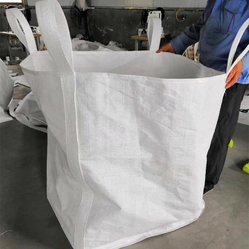 加厚耐磨集装袋1吨白色吨包污泥吨袋编织袋  加厚吨包袋  加厚集装袋  加厚太空袋