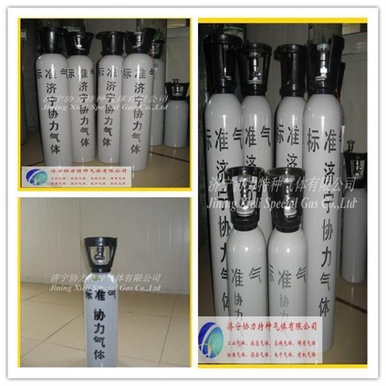 济宁协力供应新国标机动车尾气检测标准气 专业配制  新国标尾气检测标准气  机动车尾气检测气  环保监测气