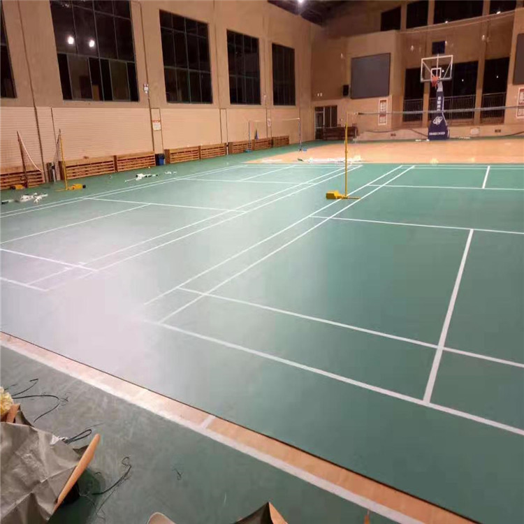 羽毛球场地多少平方米 奥丽奇塑胶  羽毛球地胶垫