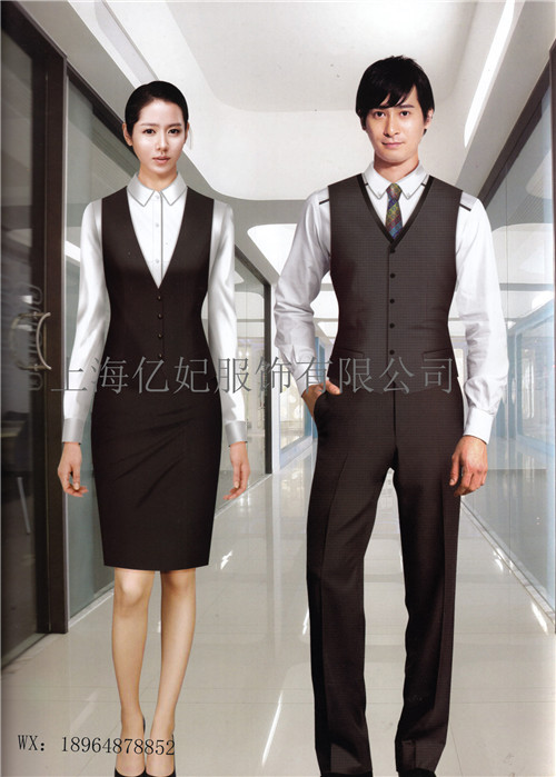 男式马甲定制套装销售员工作服化妆品&nbsp;&nbsp;导购员制服定制