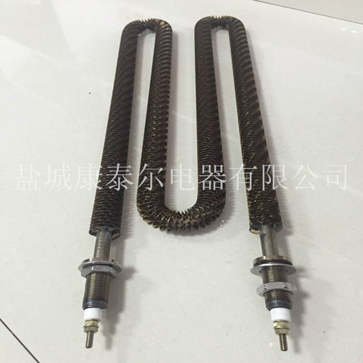 不锈钢翅片加热管 空气干烧散热片加热管  空气干烧加热管