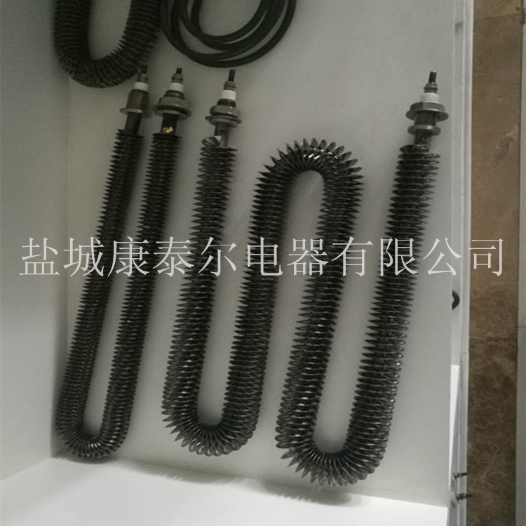 不锈钢翅片加热管 空气干烧散热片加热管  空气干烧加热管