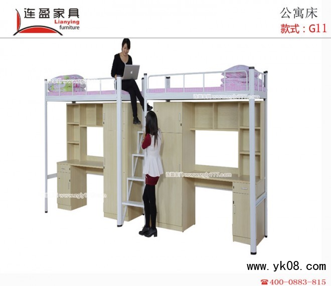 设计时尚的台州公寓架子床不仅外观好看还很耐用哦