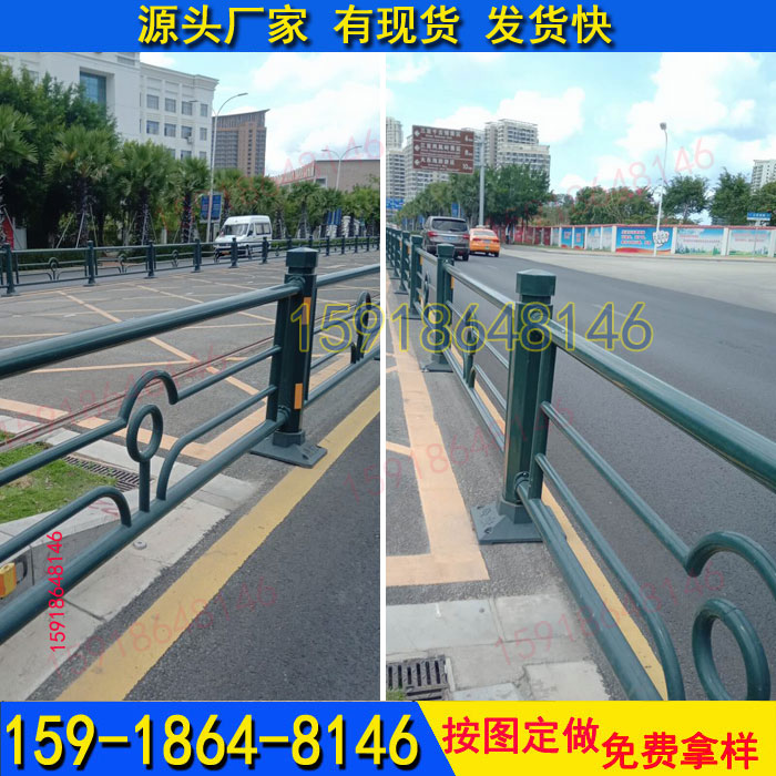 惠州甲型护栏按图定做 深圳德式护栏  广州护栏厂  道路护栏