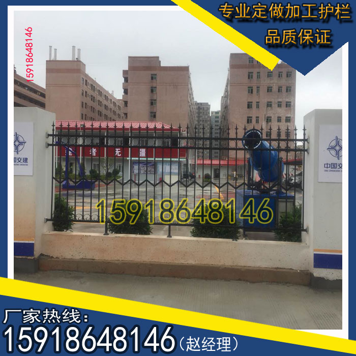 广州铁艺护栏 别墅公园  焊接栅栏  锌钢栅栏  护栏厂
