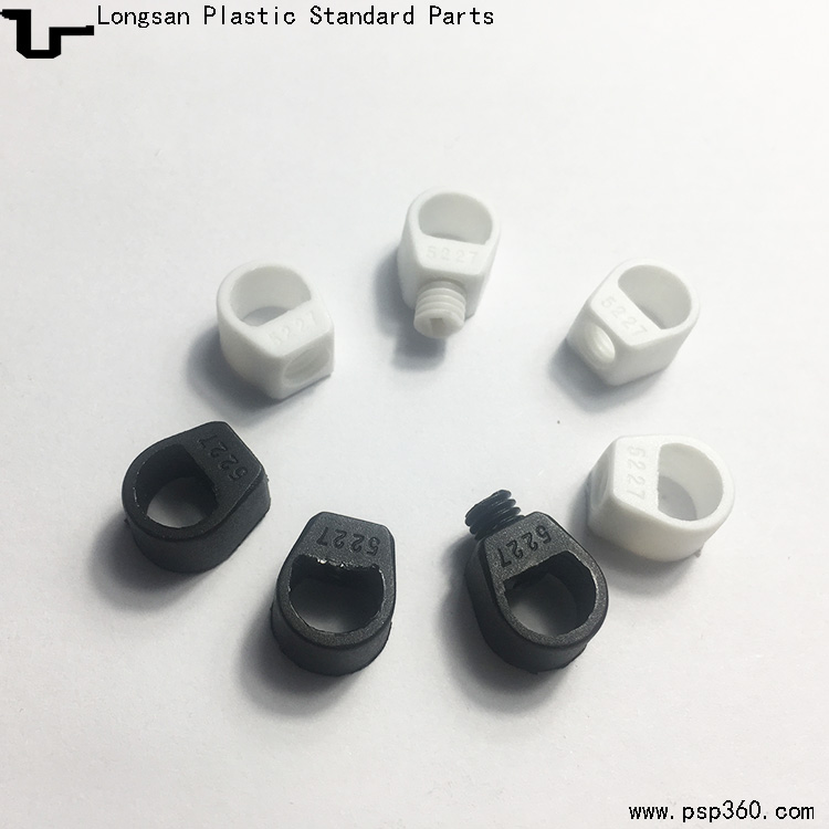 工厂直销灯具专用塑胶配件5227抗拉器 PP环保 现货  防拉线扣  戒指扣