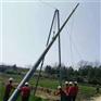 现货出售15米人字抱杆 铝合金三角扒杆 水泥杆立杆机