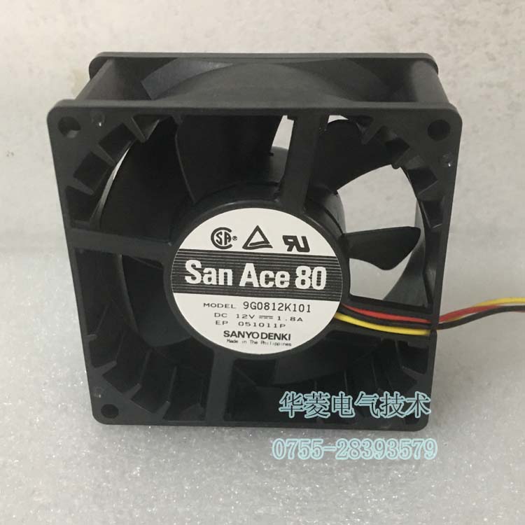 SANACE80 9G山洋风机8038日本山洋轴流风机总代理  9GV0812P1G03/9GV0812