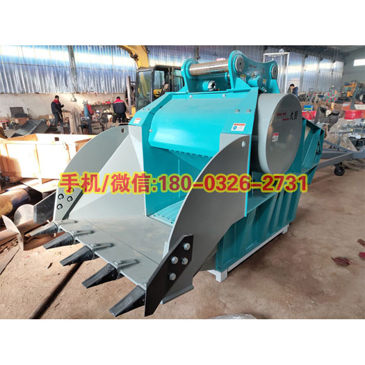单轴破碎斗20-30T单轴鄂式破碎斗岩石混凝土液压粉碎斗&nbsp;&nbsp;岩石粉碎机