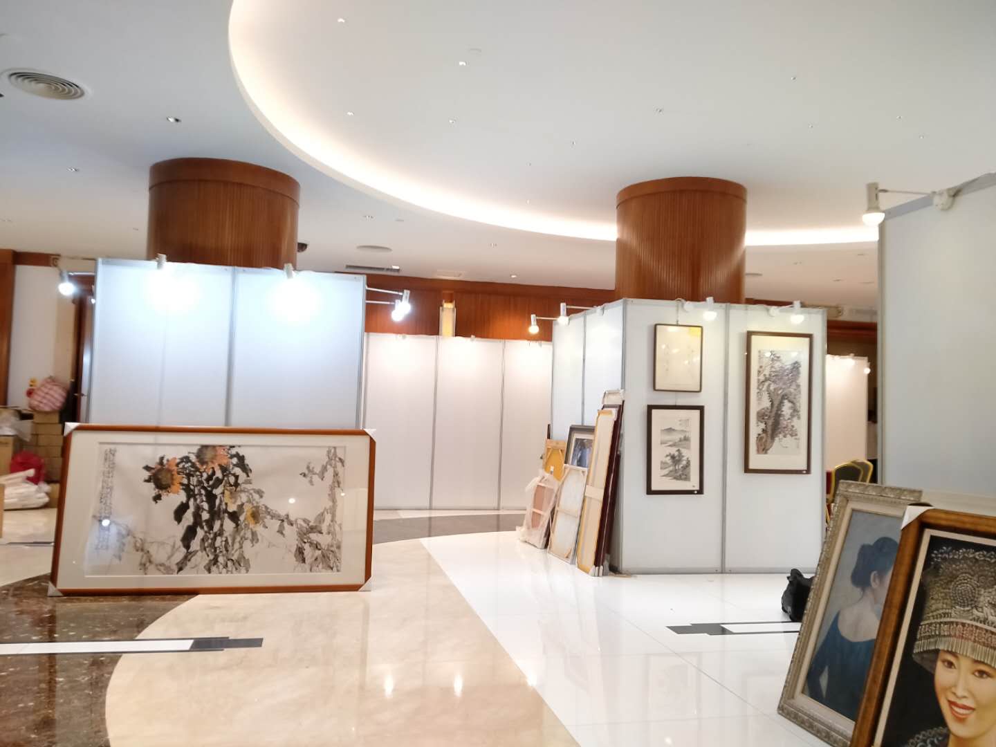 佛山展览展板八棱柱展板出租
