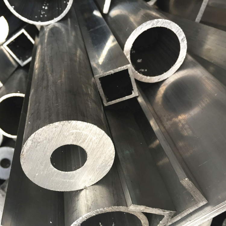 6063氧化银白色铝管6061硬质铝管  6063银白色铝管