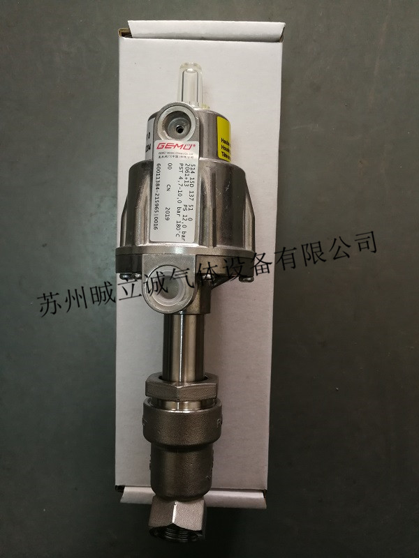 盖米气动角座阀51415D137510  盖米51415D137510  德国GEMU气动角座阀