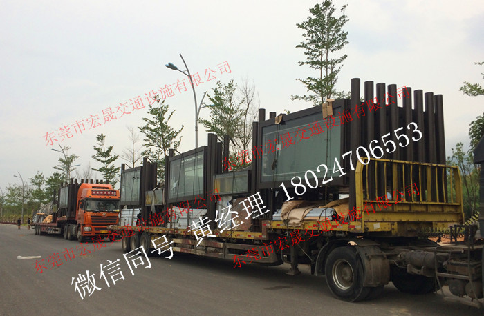 公交候车亭厂家 不锈钢候车亭 候车亭灯箱制作